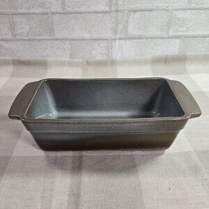 Vintage Stoneware Casserole Glazed Studio Pottery Craft Mid Century 1.5QT USA